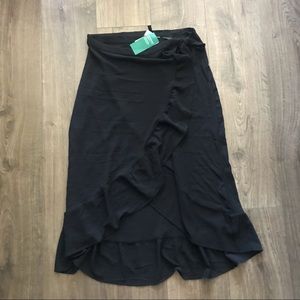 H&M Ruffle Wrap Skirt